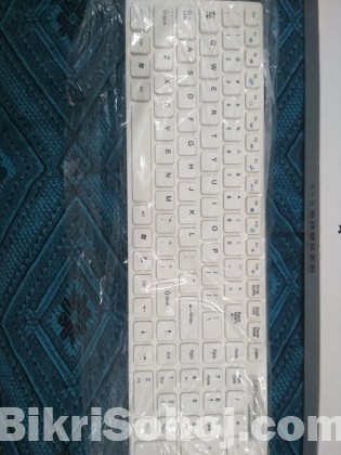 2.4G wireless keyboard with mouse   combo